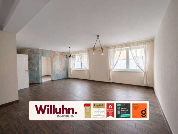 EG Wohnzimmer mit Küche