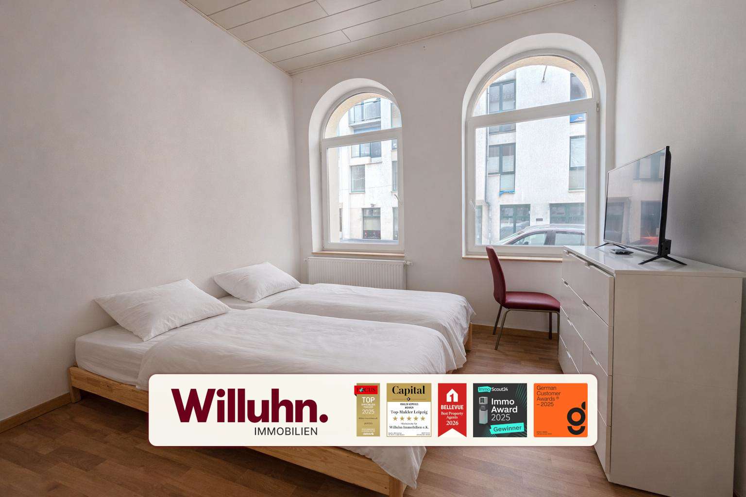 Helles Schlafzimmer