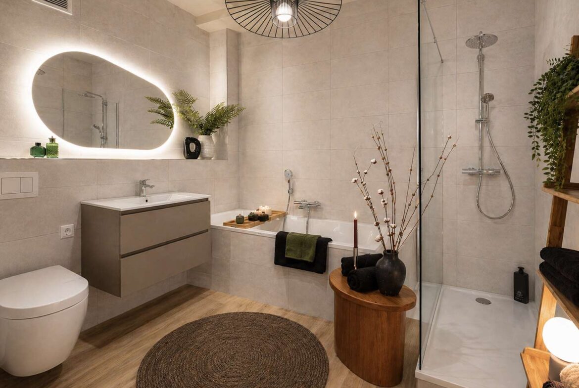 Modernes Badezimmer