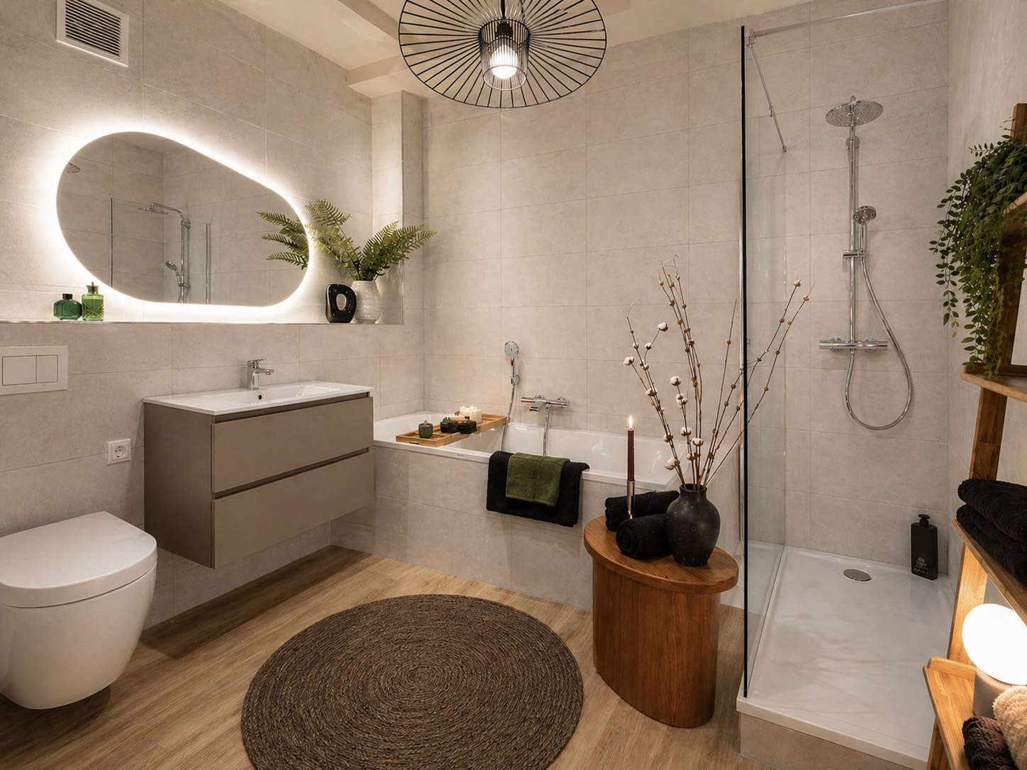 Modernes Badezimmer
