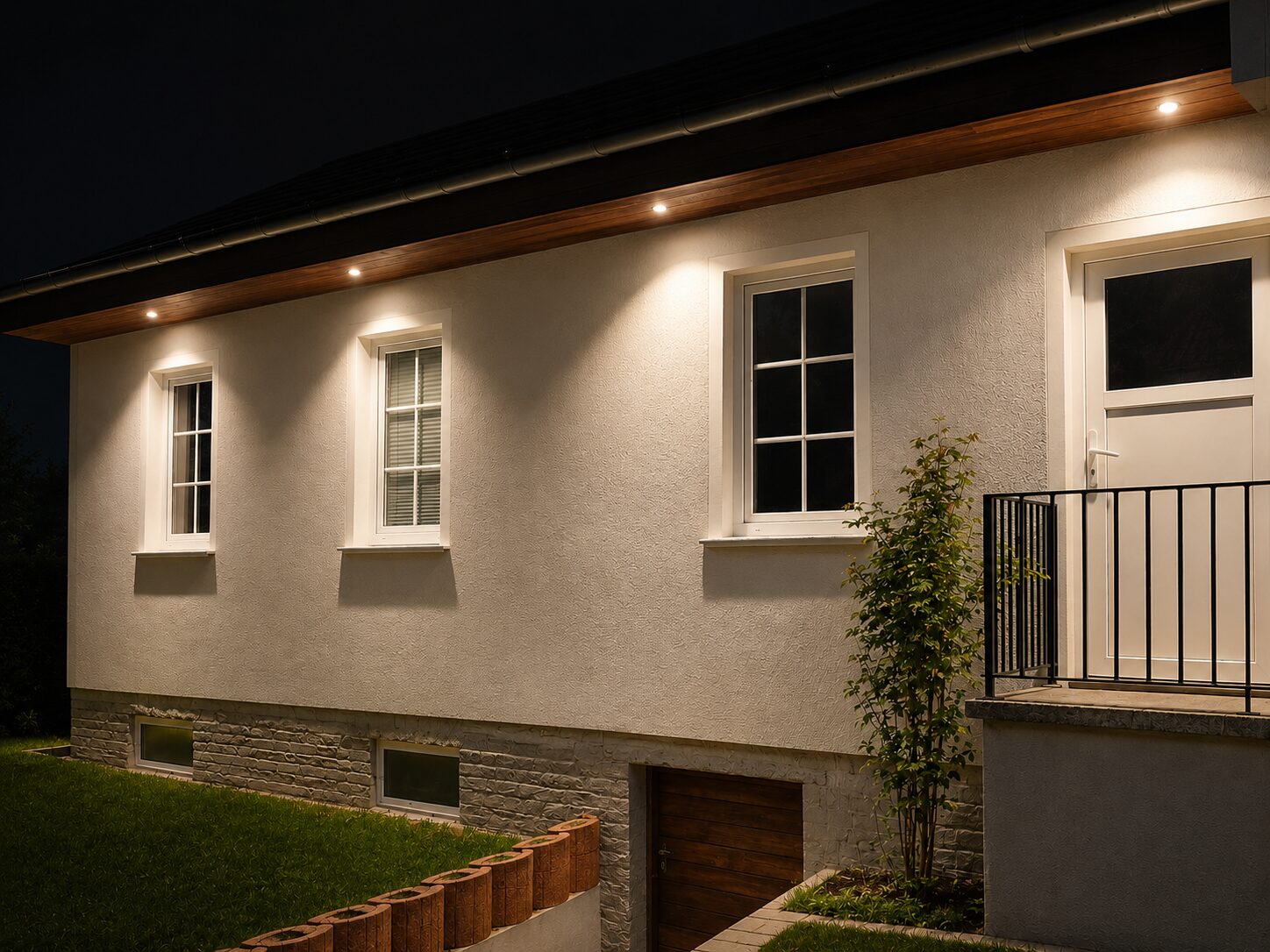Abendstimmung am Gartenhaus