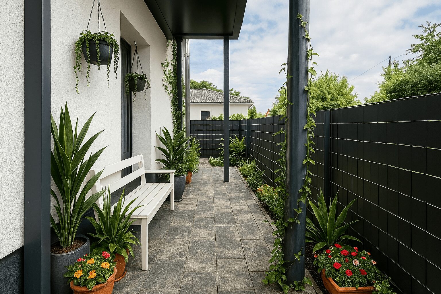 geräumige Terrasse