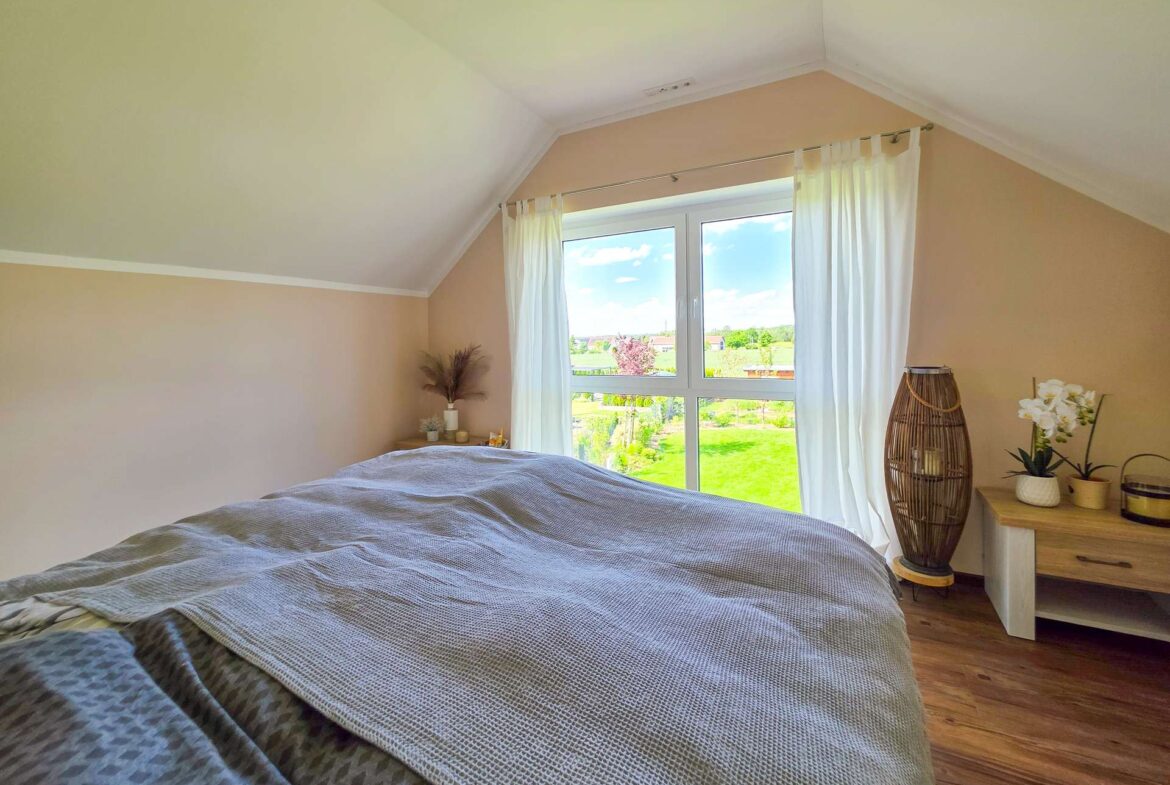 Blick aus dem Schlafzimmer