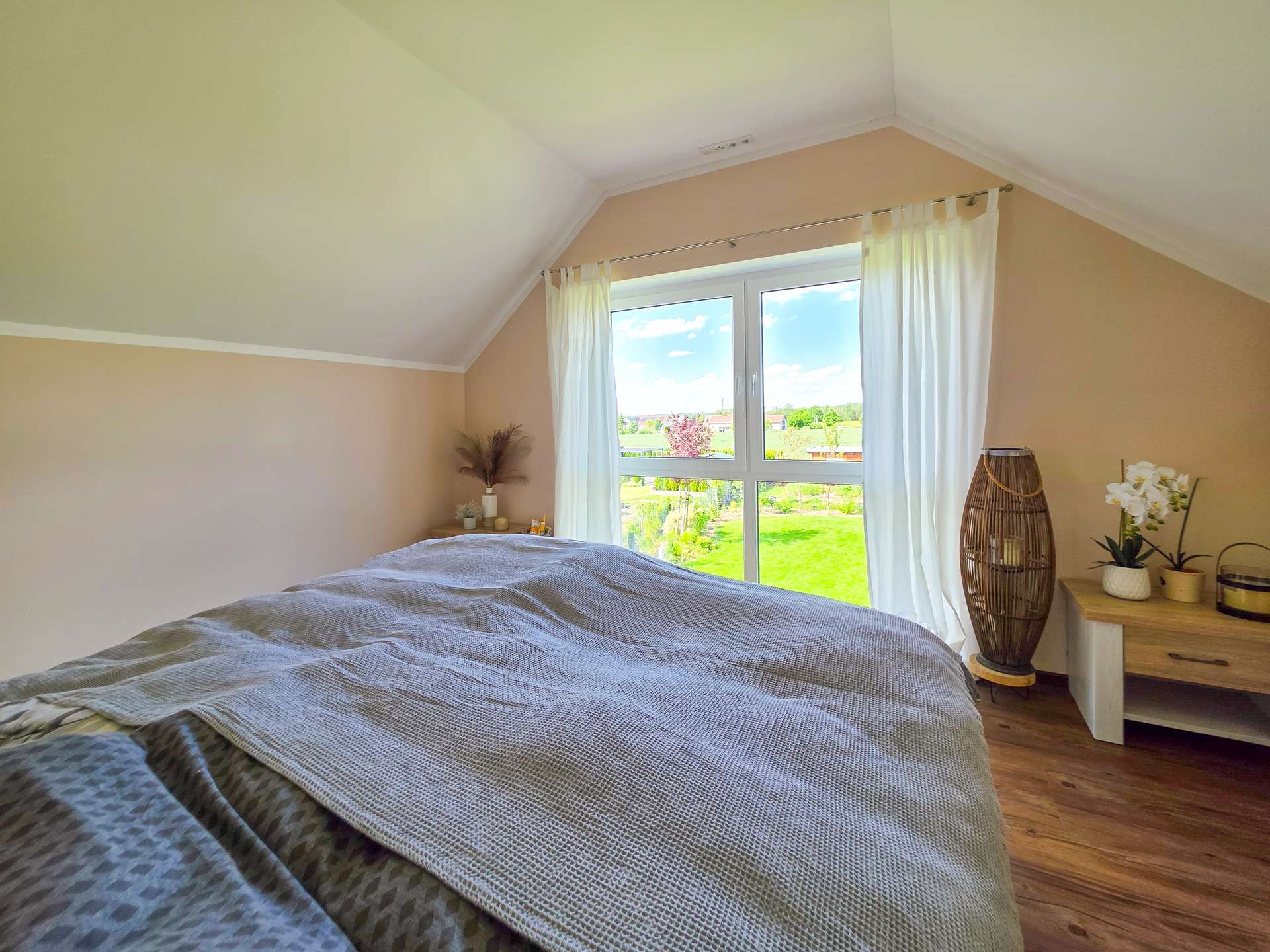 Blick aus dem Schlafzimmer