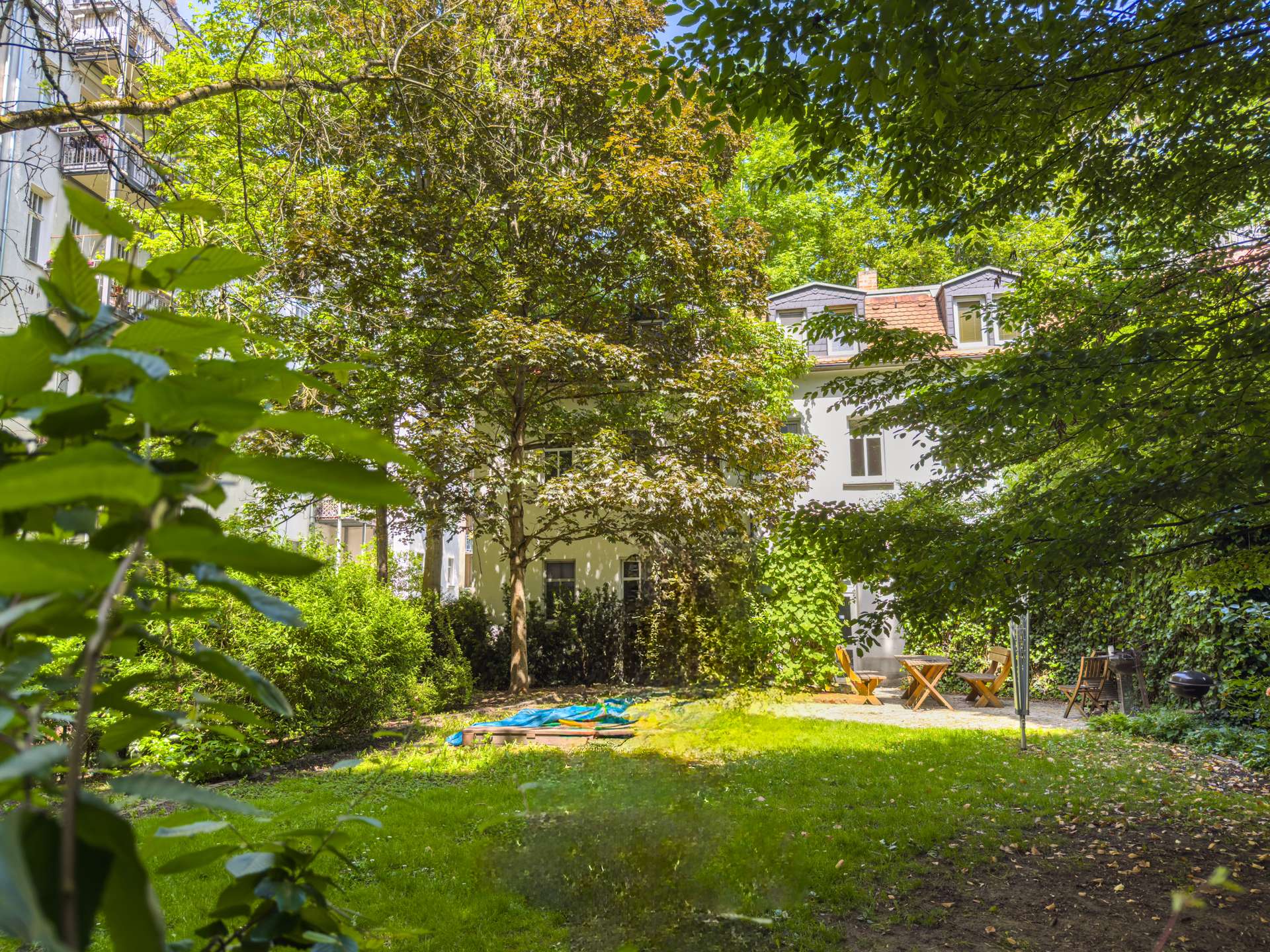 idyllischer Innenhof