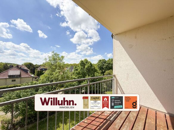 Balkon mit Aussicht