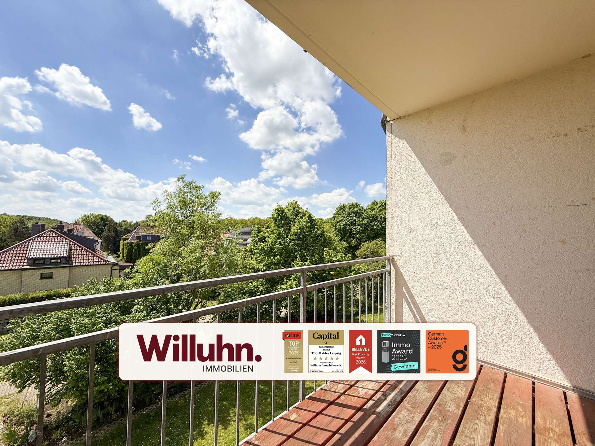 Balkon mit Aussicht