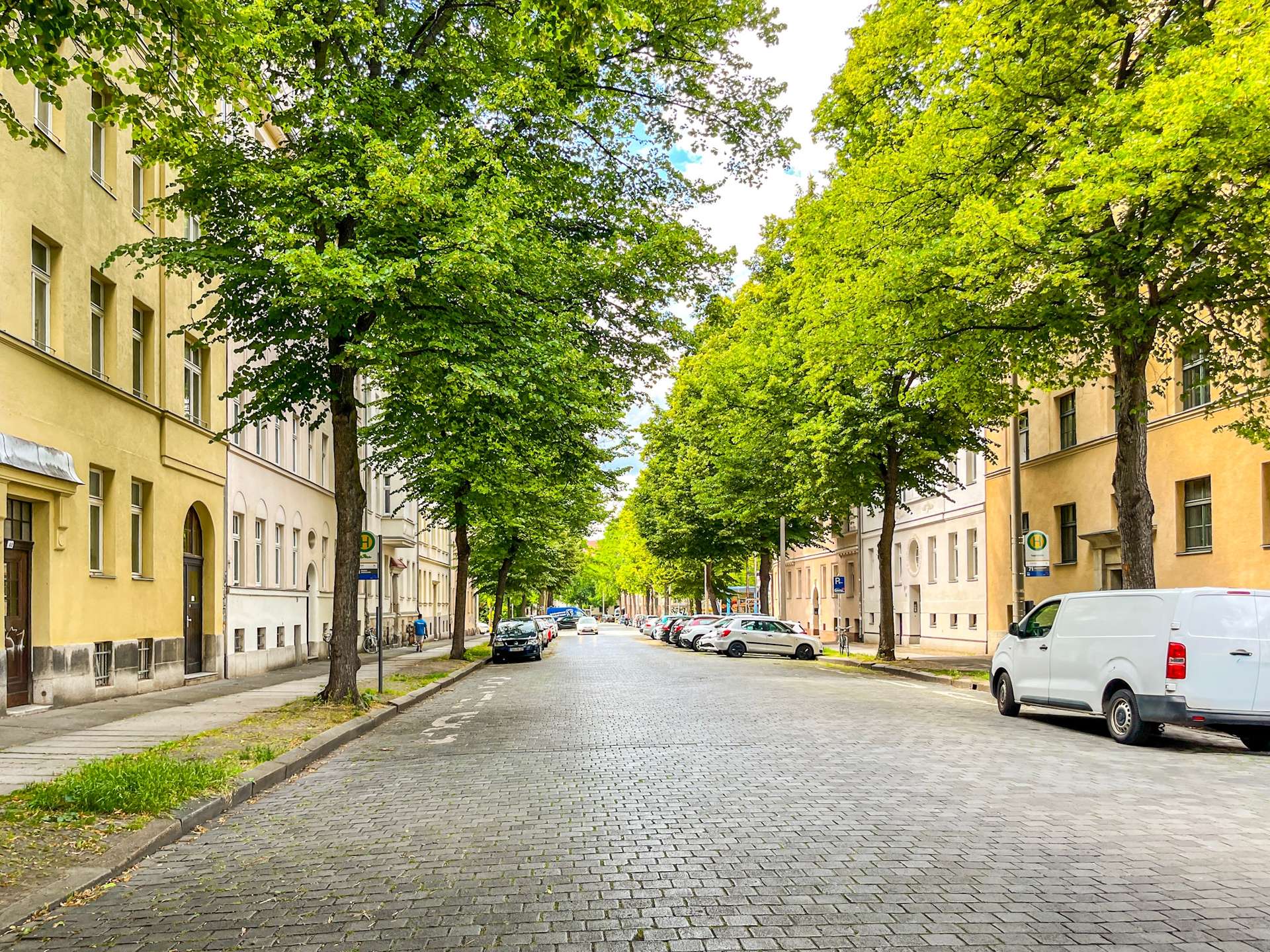 Blick zur Straße