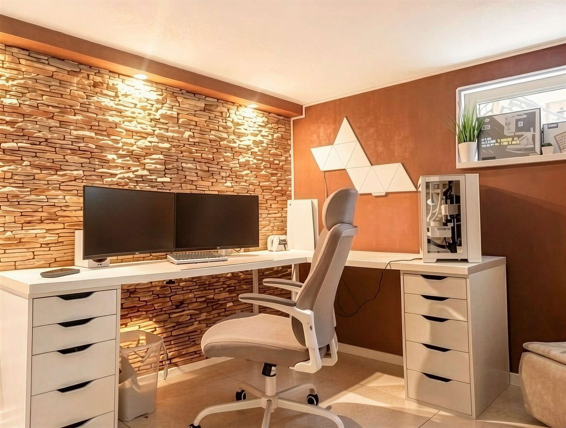 Büro im Keller
