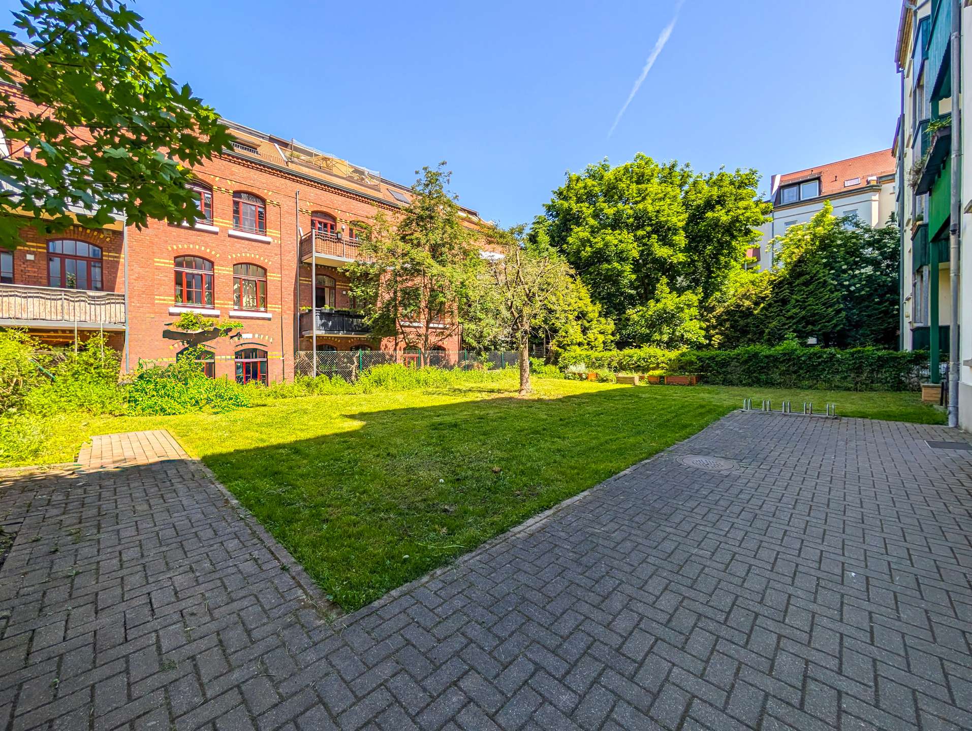 Viel Platz hinter dem Haus