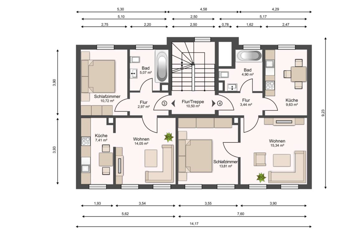 Grundriss 1. OG