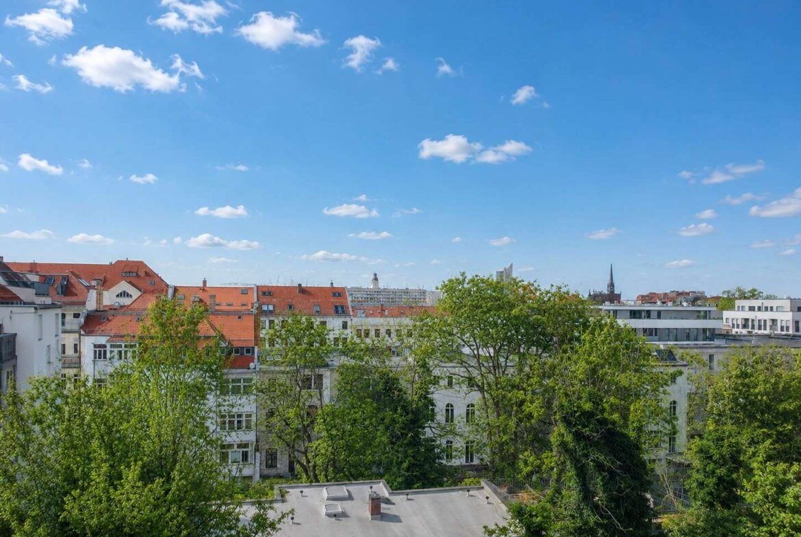 Blick ins Leipziger Zentrum 