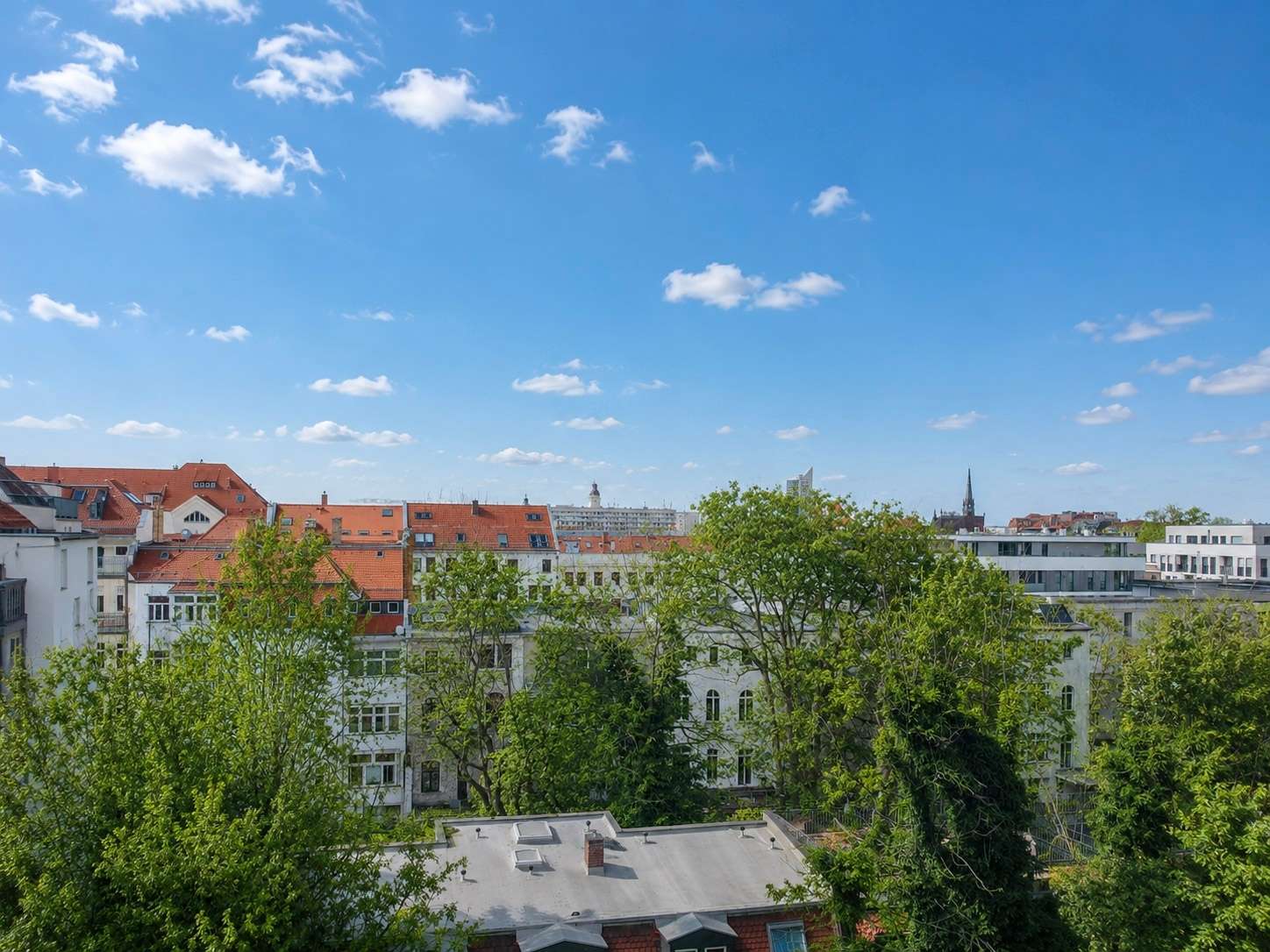 Blick ins Leipziger Zentrum 