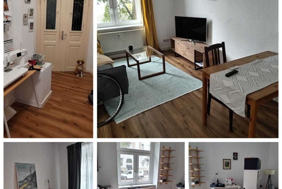 Wohnzimmer+Schlafzimmer+Flur