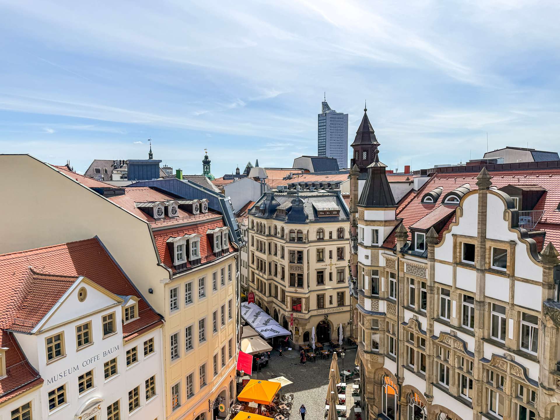 Blick vom Wohnbereich