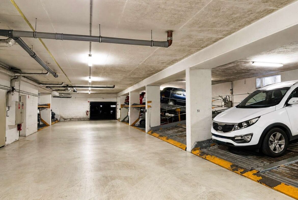 Tiefgarage mit Duplex-Parker