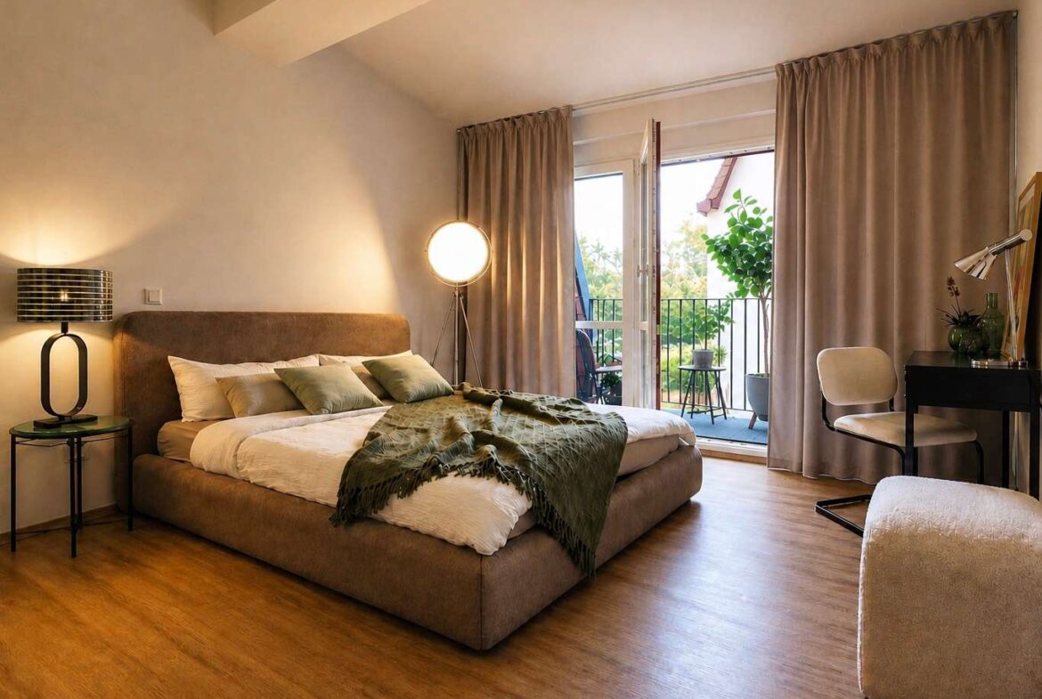Großzügiges Schlafzimmer