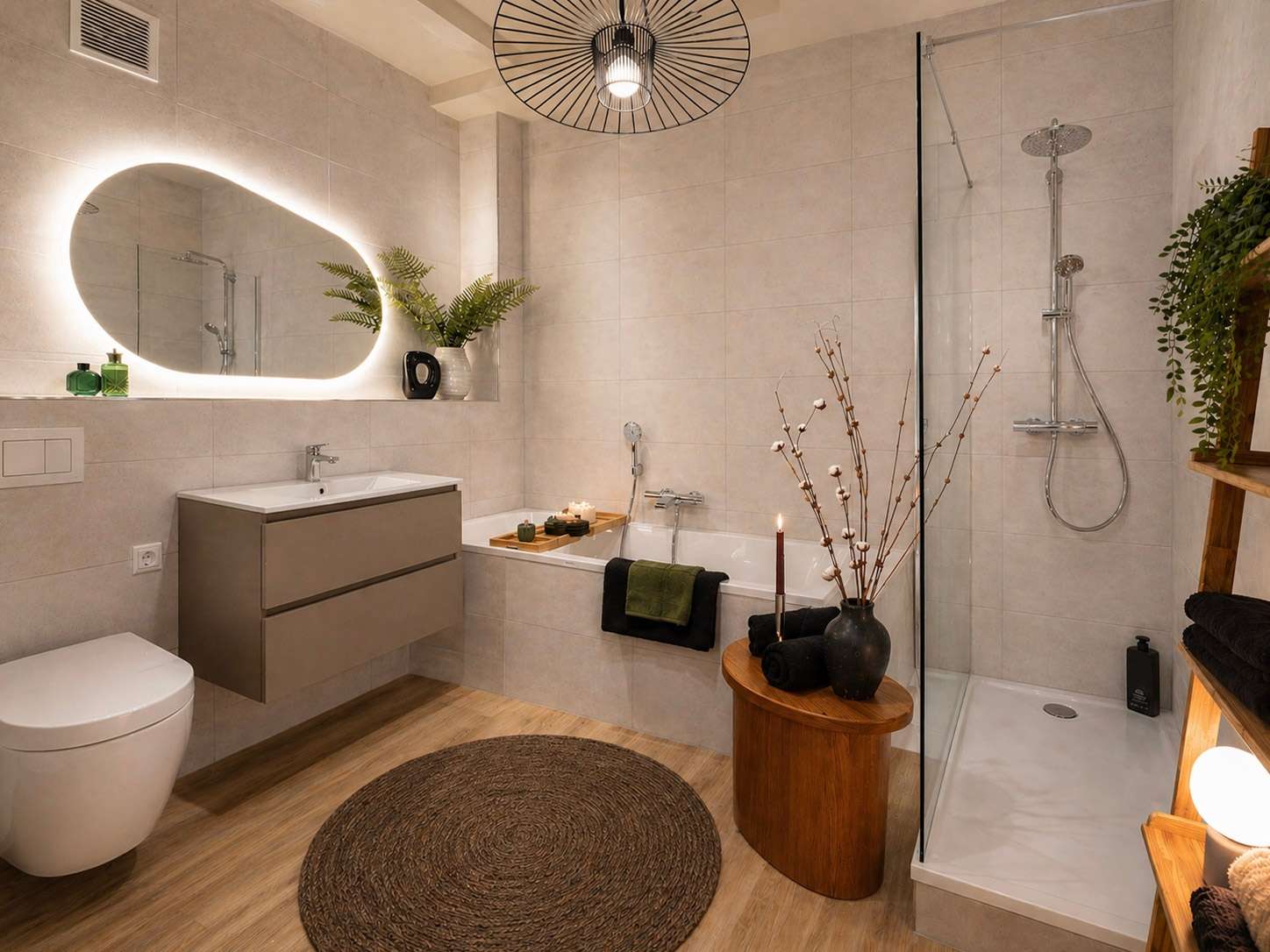 modernes Badezimmer