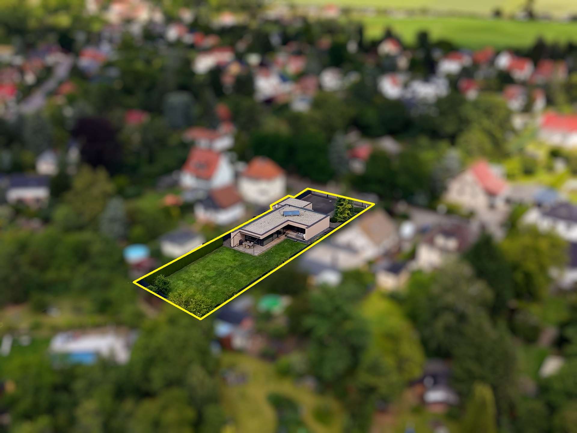 Luftaufnahme Grundstück