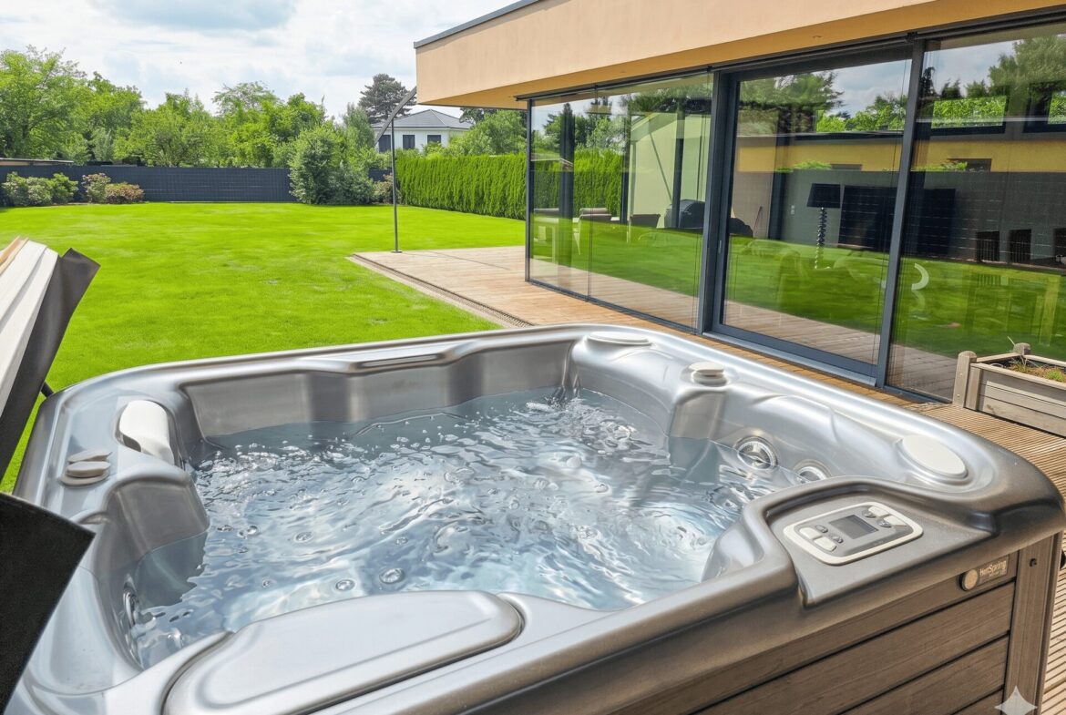 Terrasse mit Whirlpool