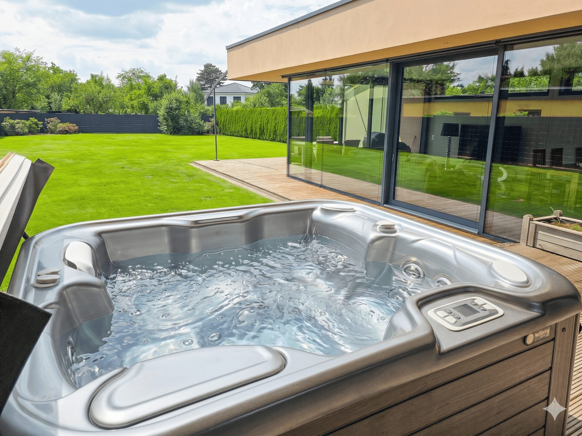 Terrasse mit Whirlpool
