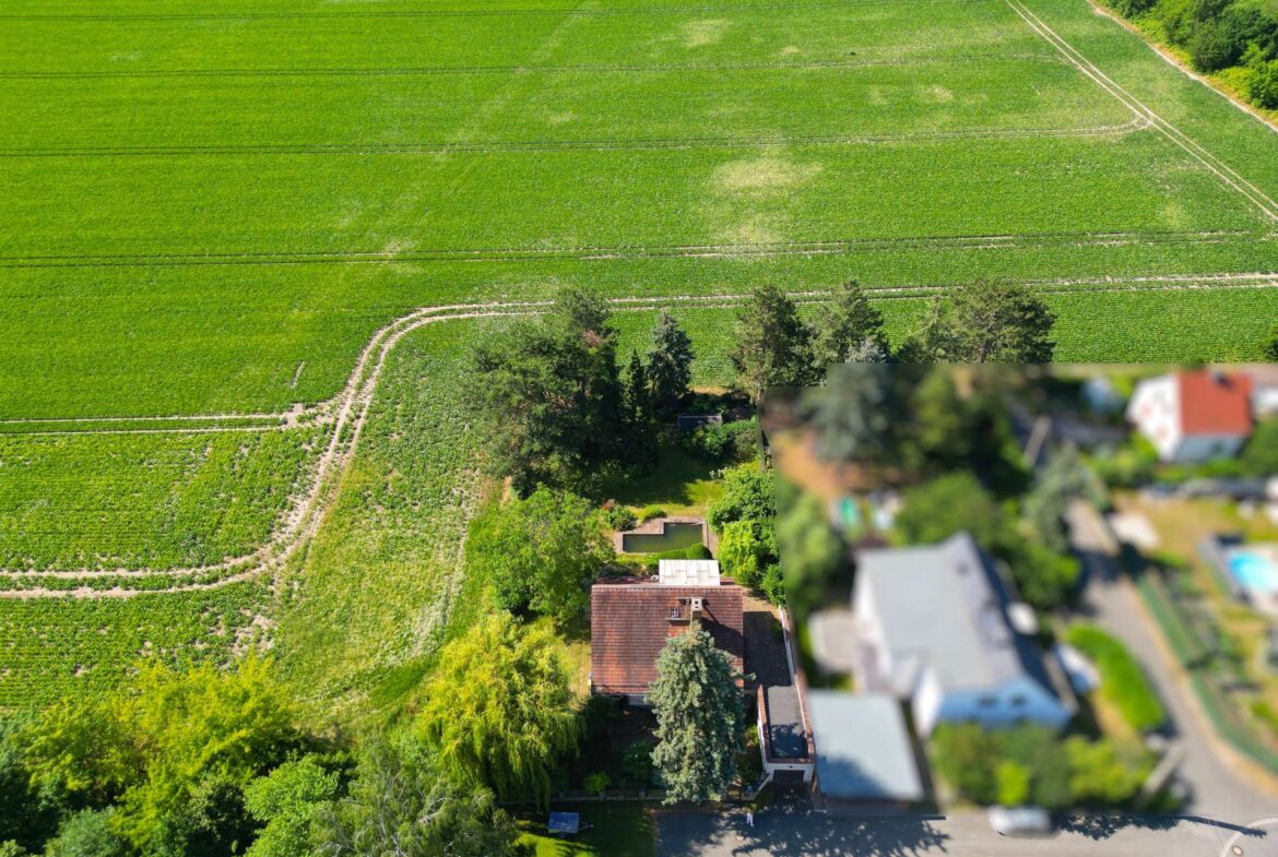 Ruhige Lage am Feld