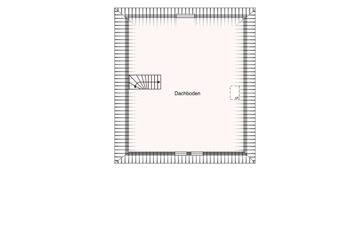 Grundriss Dachboden