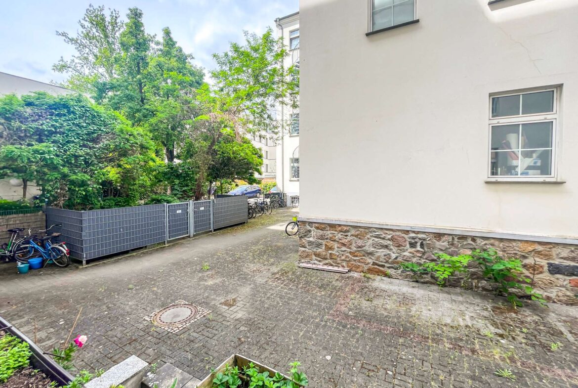 Blick vom Balkon