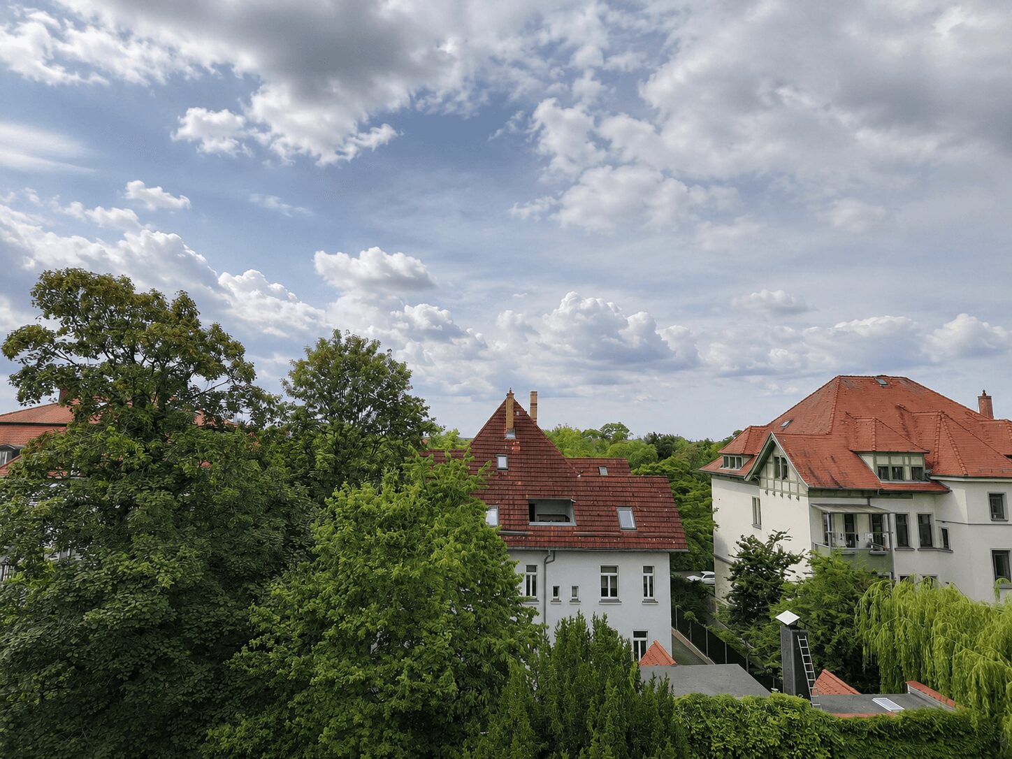 Blick vom Balkon