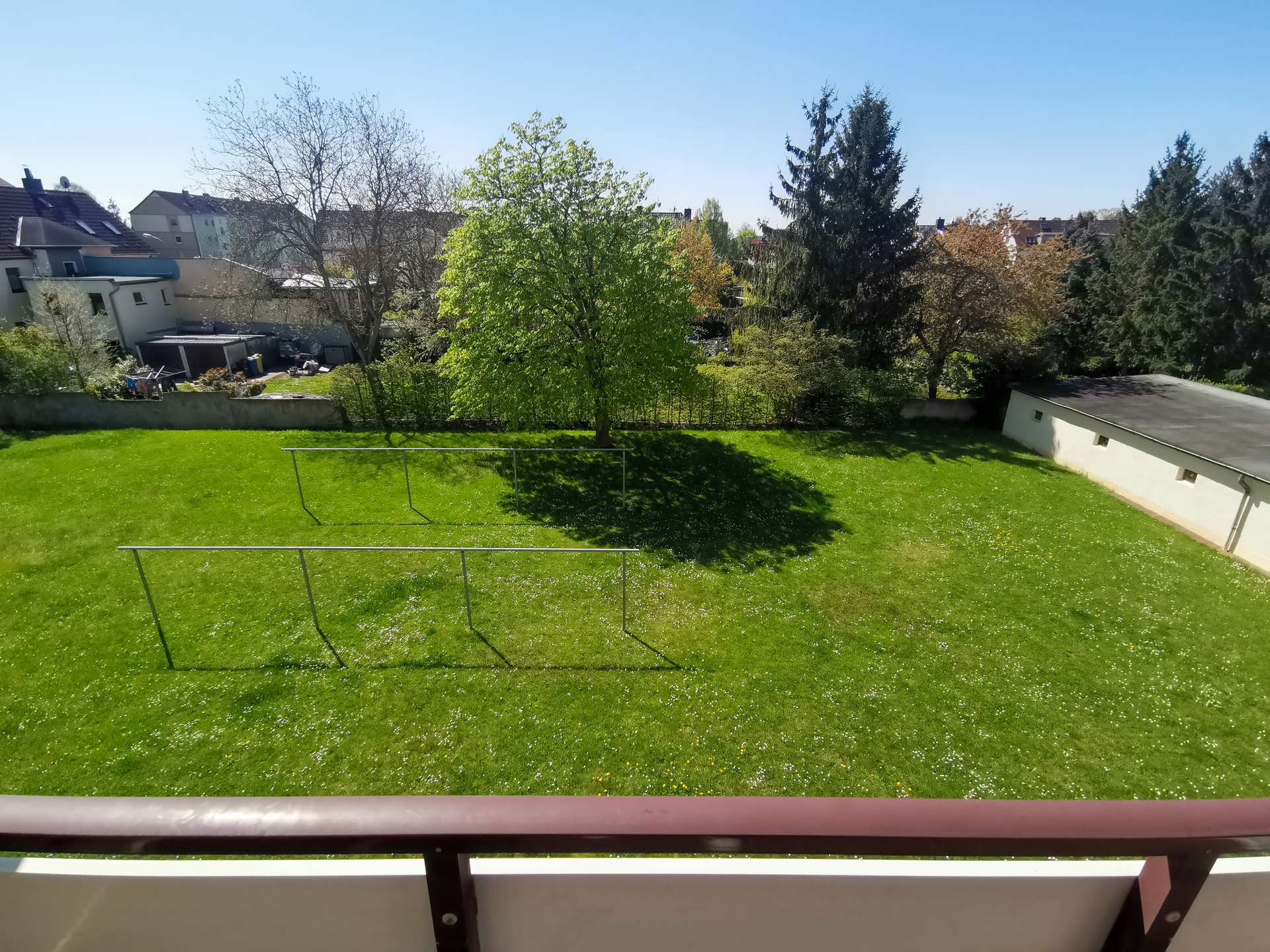 Blick vom Balkon