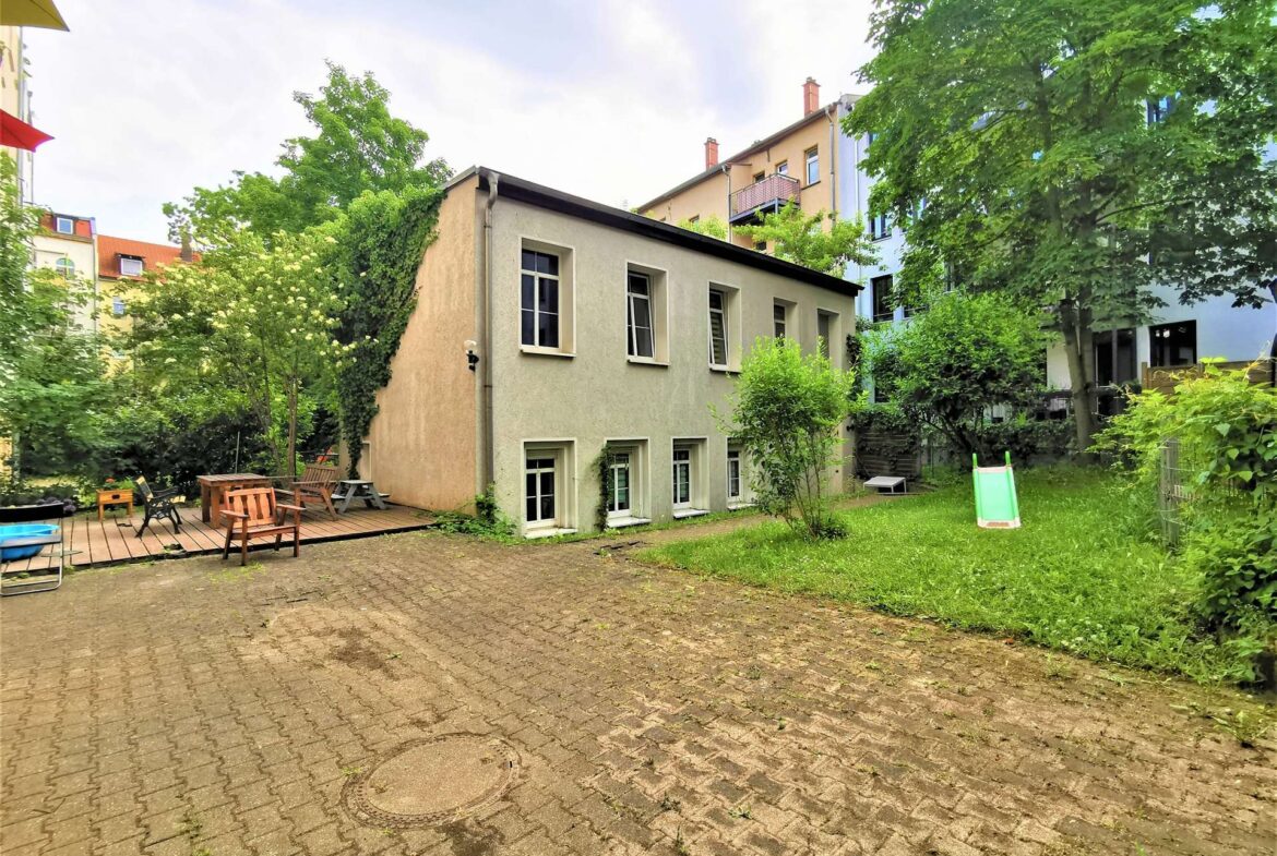 Innenhof mit Hinterhaus