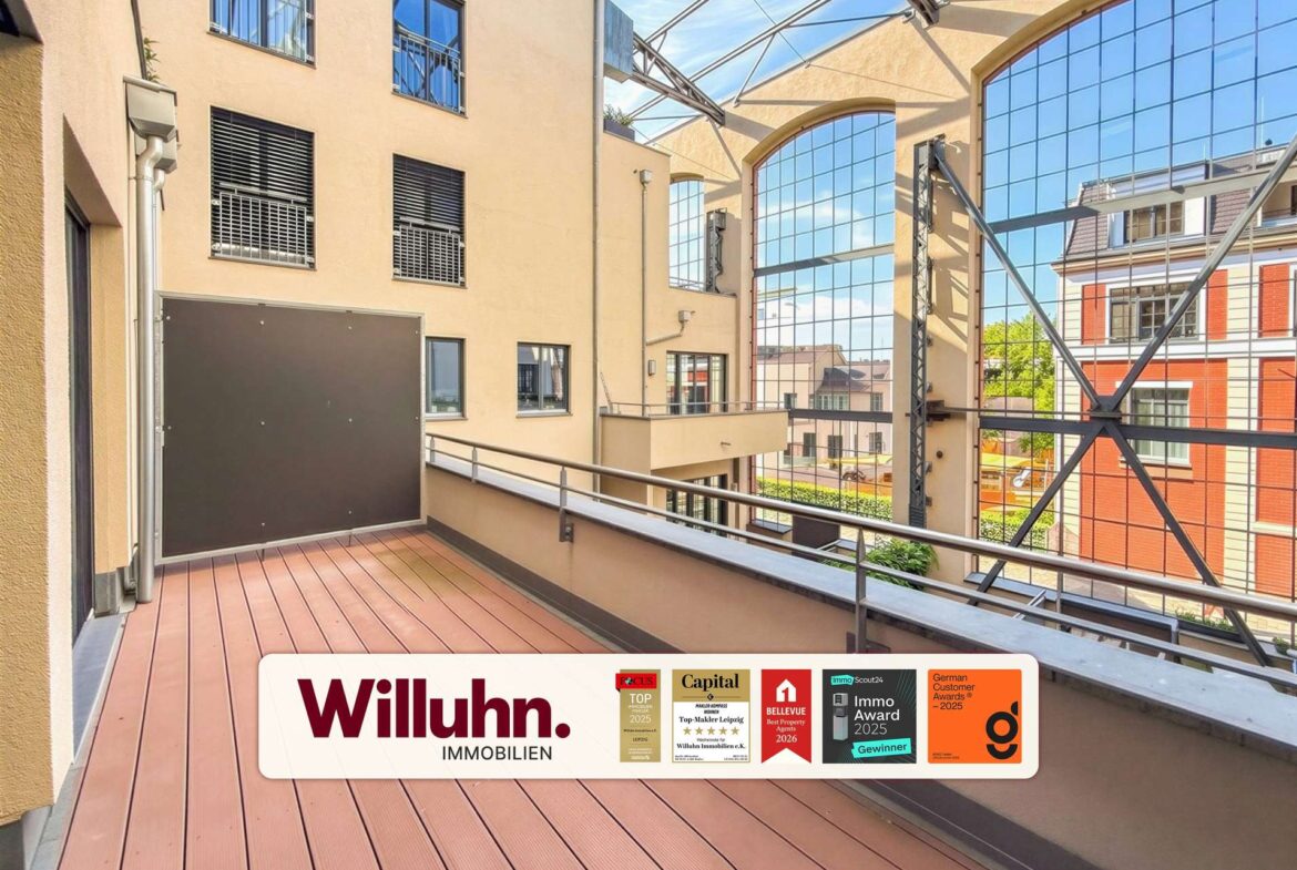 Riesiger Balkon