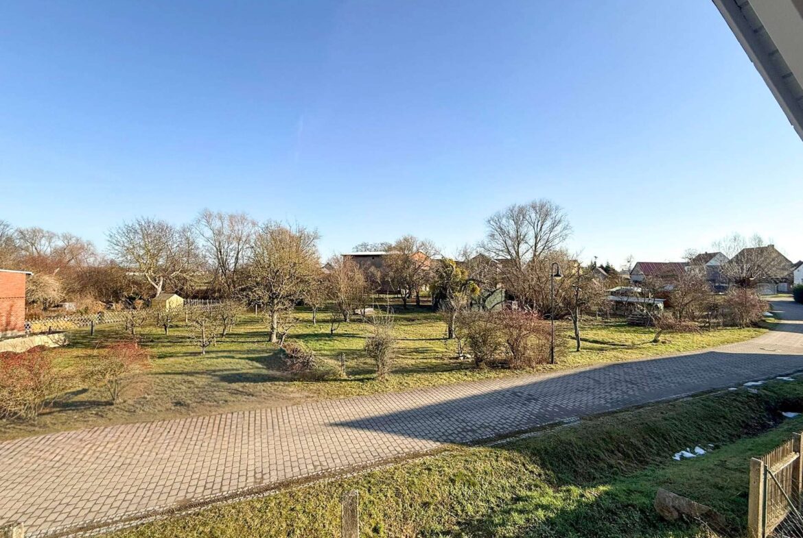 Eine herrliche Weitsicht vom Balkon