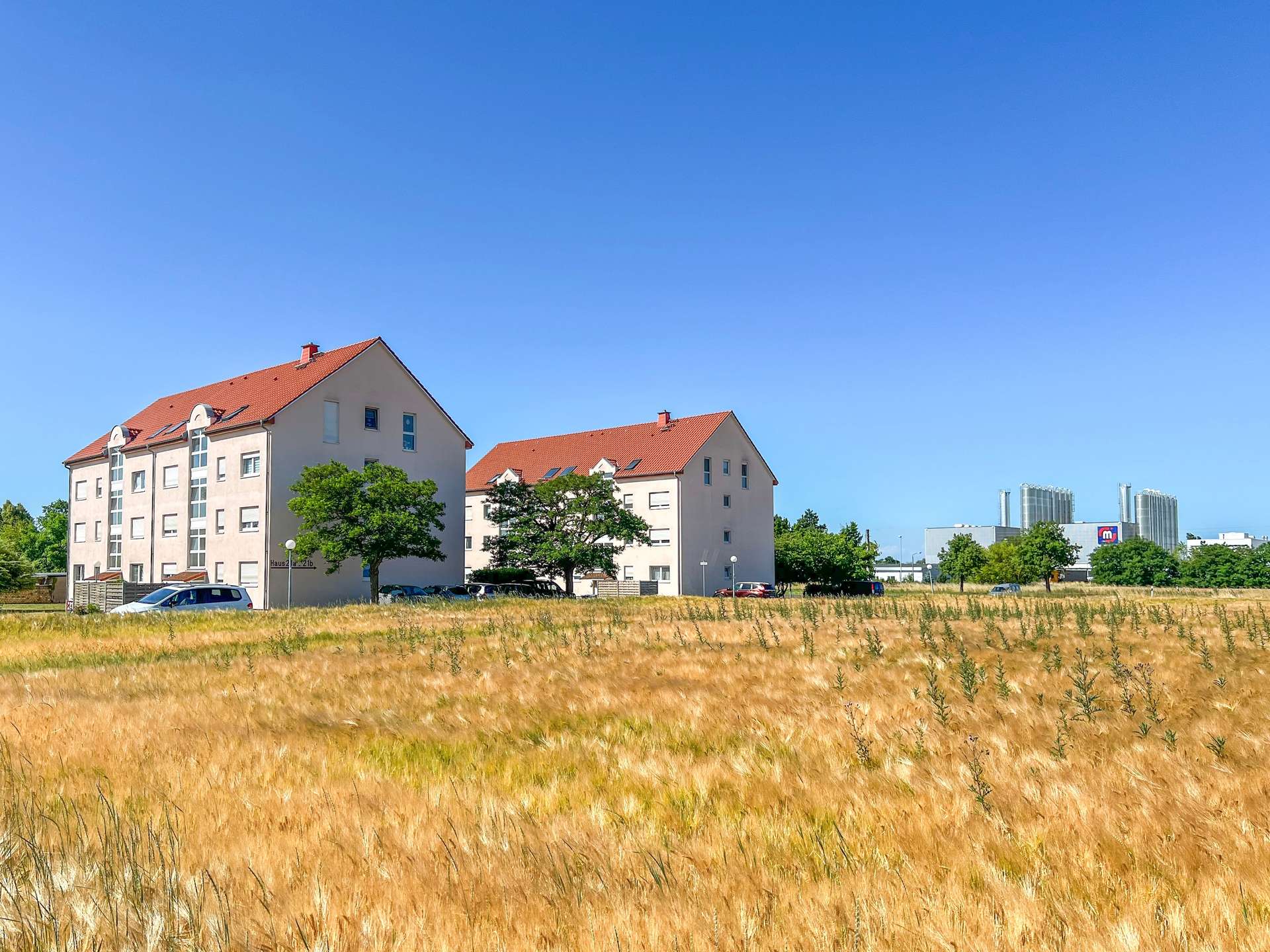 Direkt am Feld gelegen