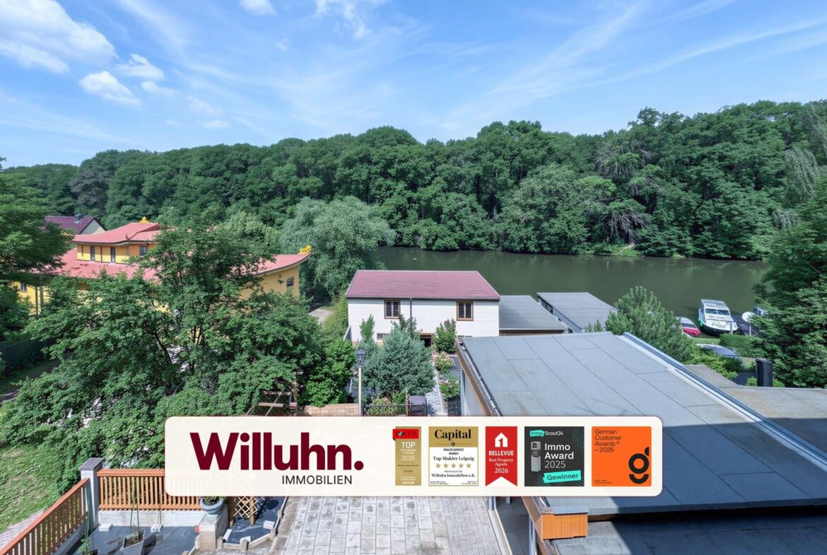 Blick vom Wohngebäude