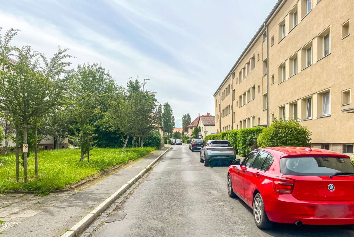 Blick zur Straße