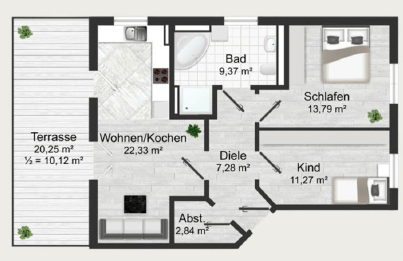 Grundriss EG