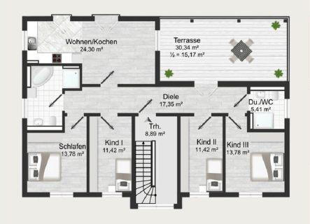 Grundriss DG