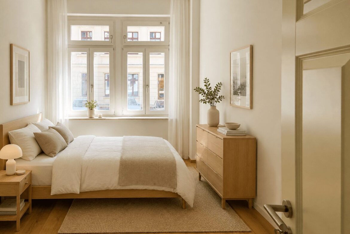 Schlafzimmer - Möblierungsbeispiel