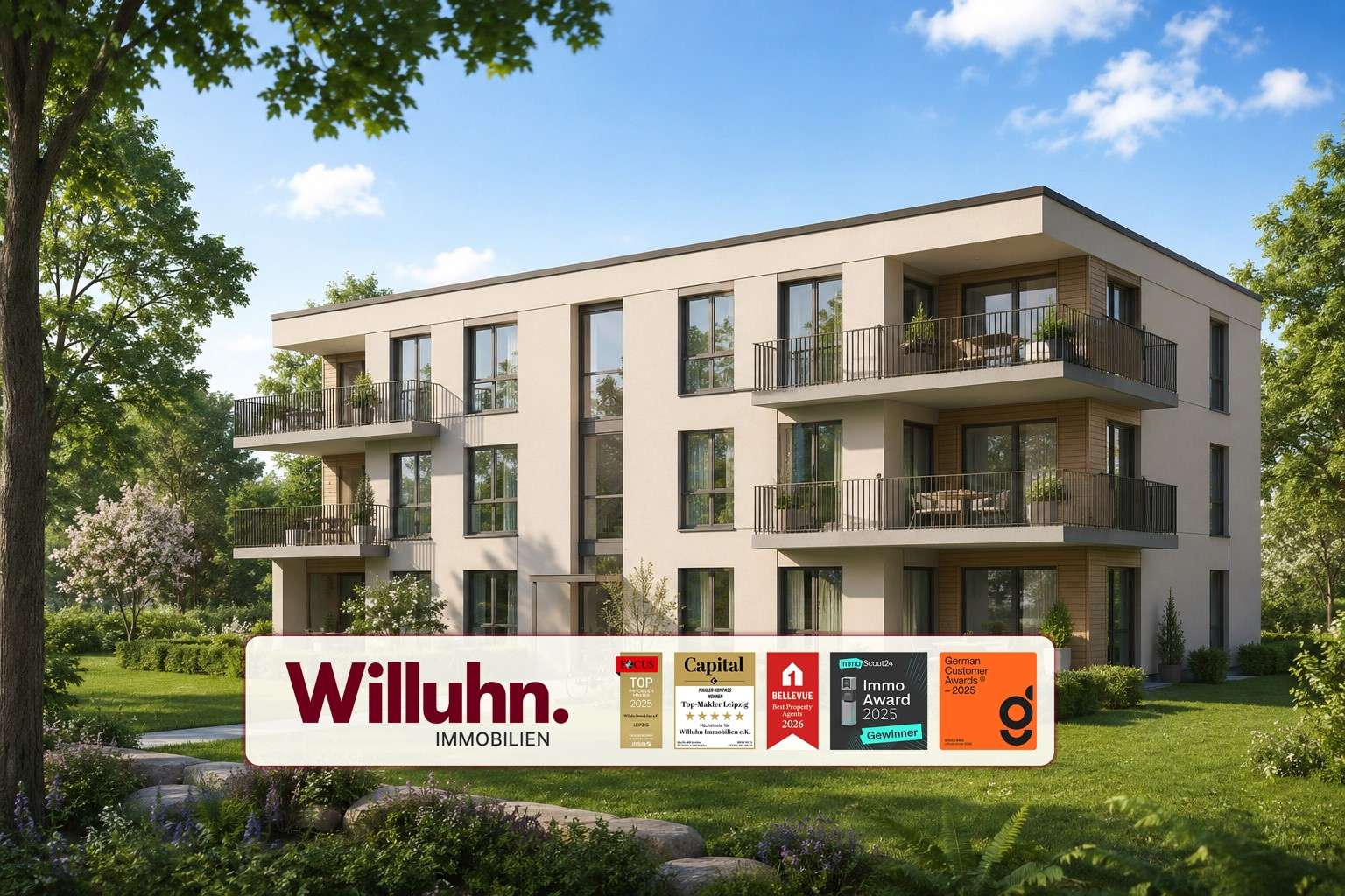 Grundstück für Mehrfamilienhaus Ki generiert