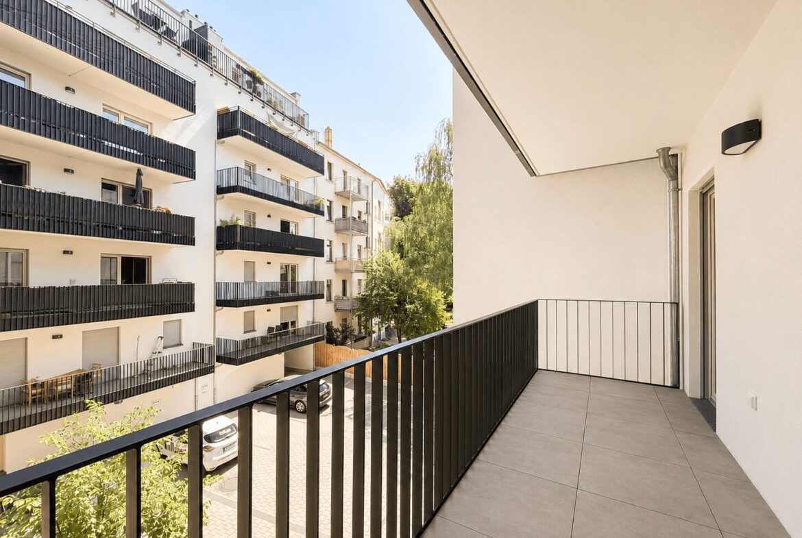 Weitsicht aus dem Balkon 