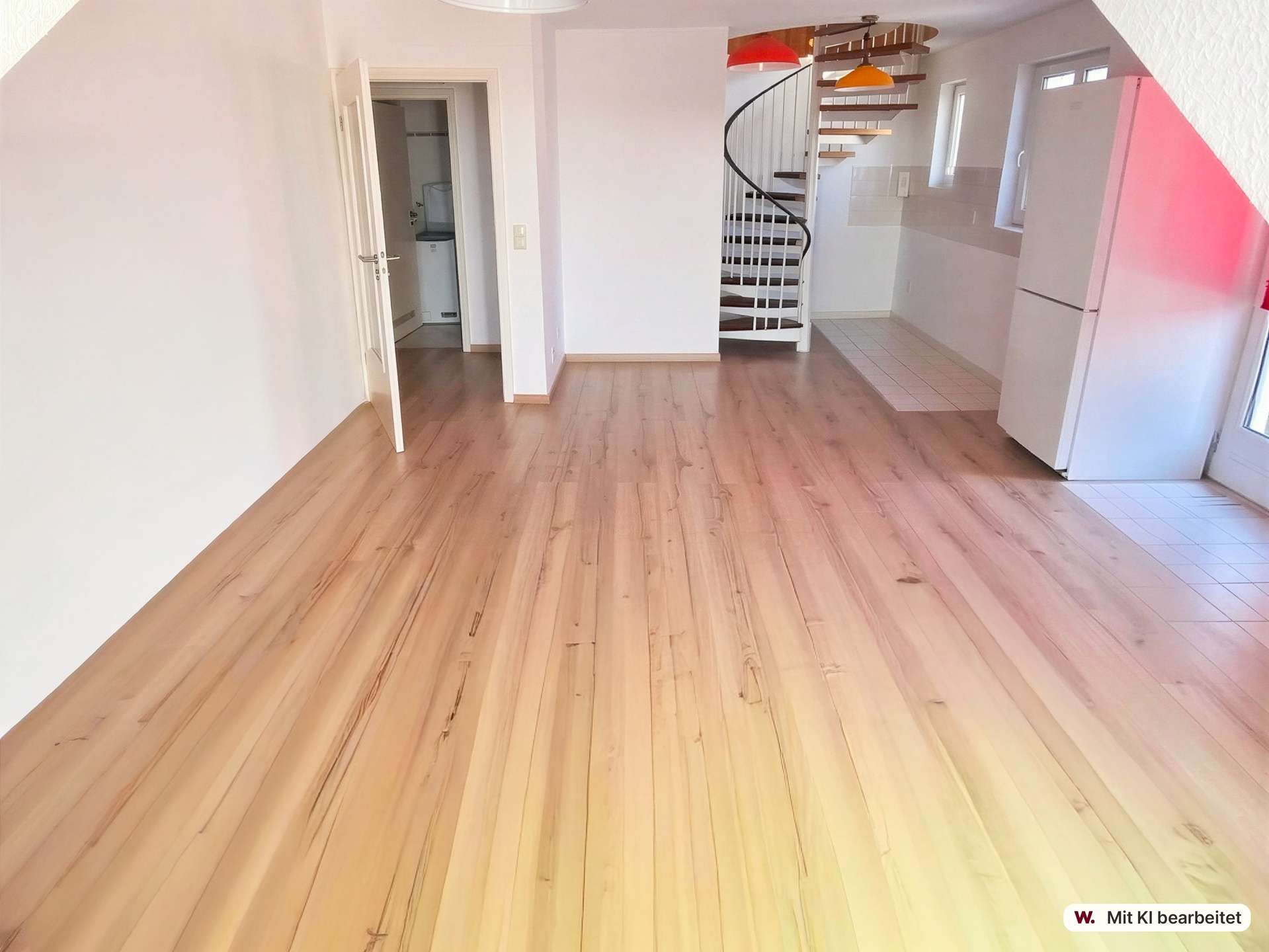 Wohnzimmer mit Küchenbereich
