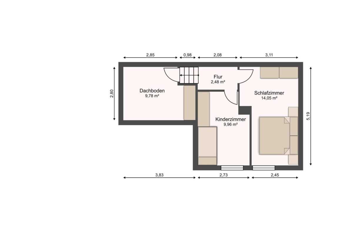 Grundriss VH DG