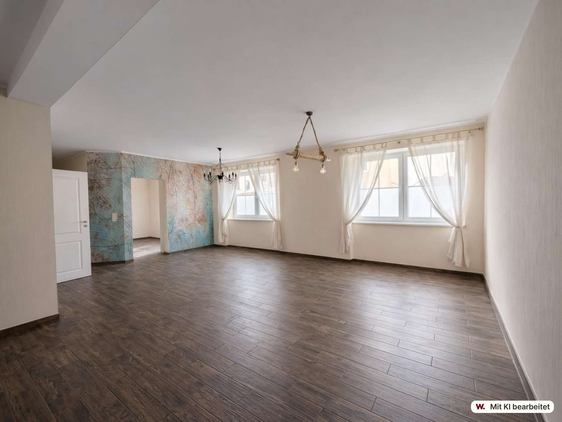 EG Wohnzimmer mit Küche