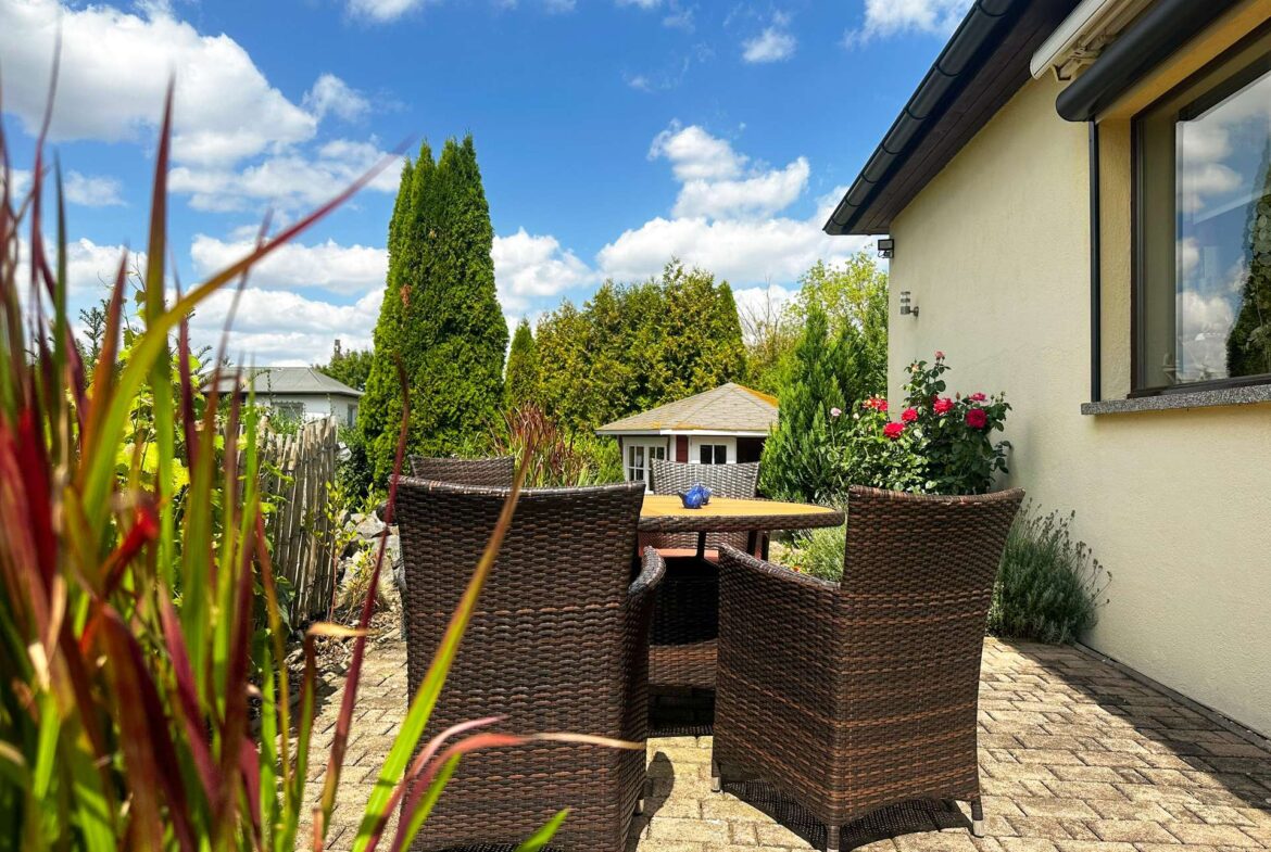 Terrasse mit sonniger Ausrichtung