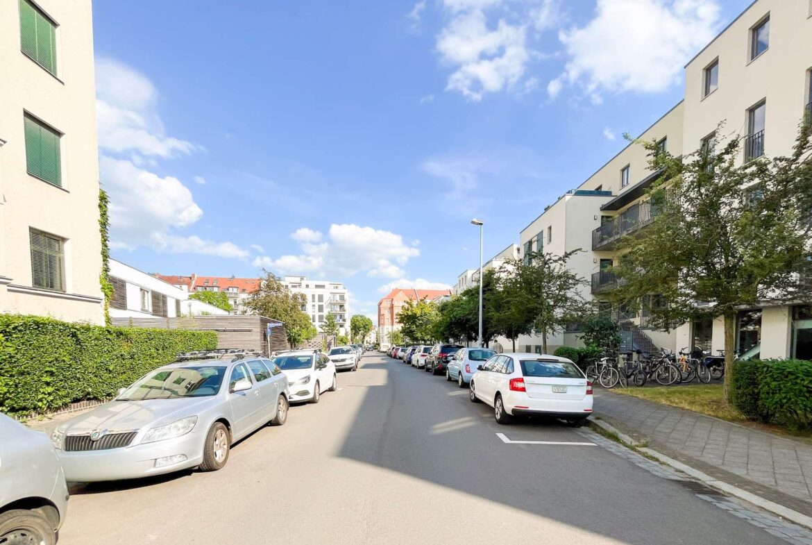 Blick zur Straße