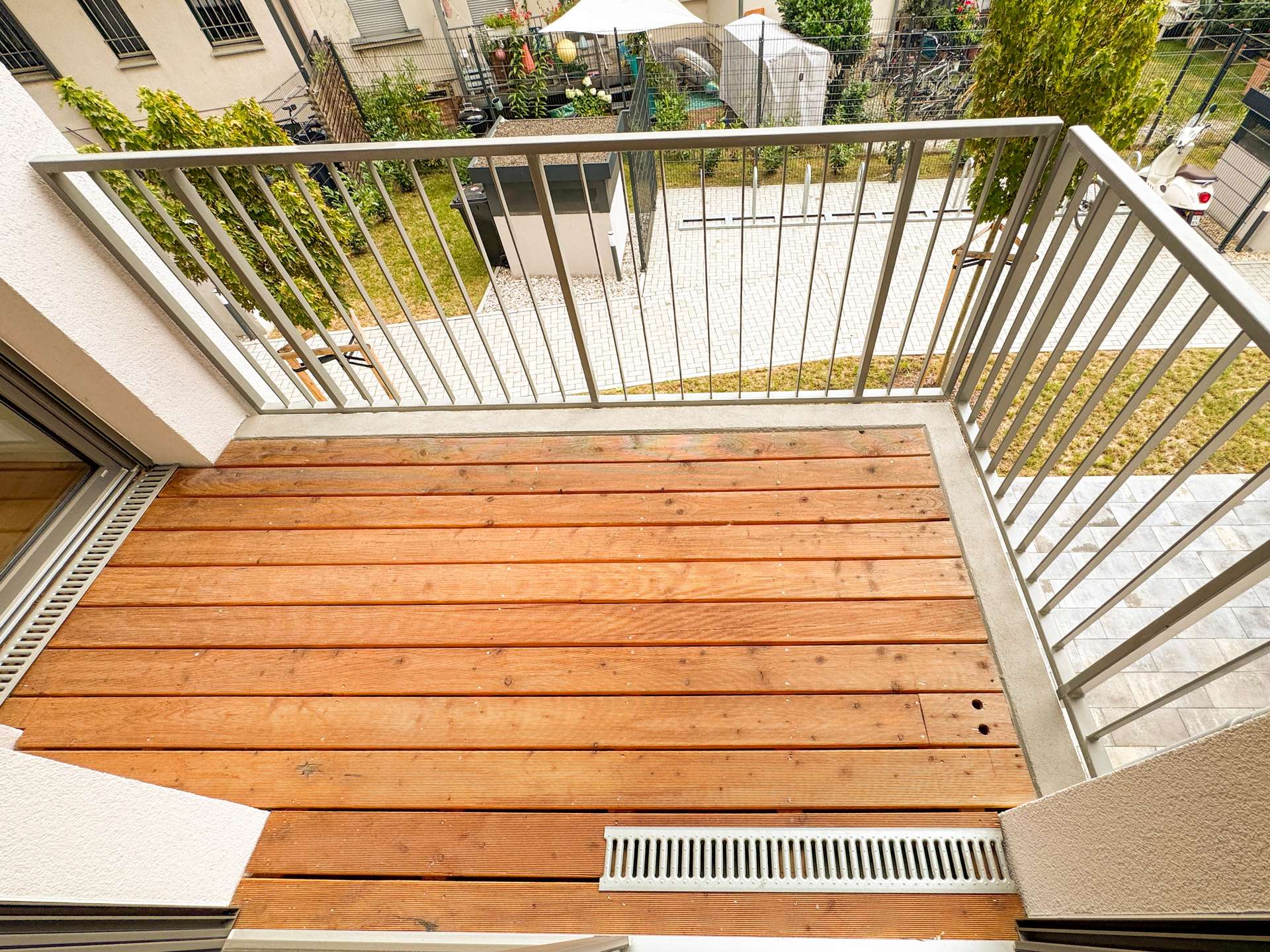 Balkon am Wohn-/Küchenbereich