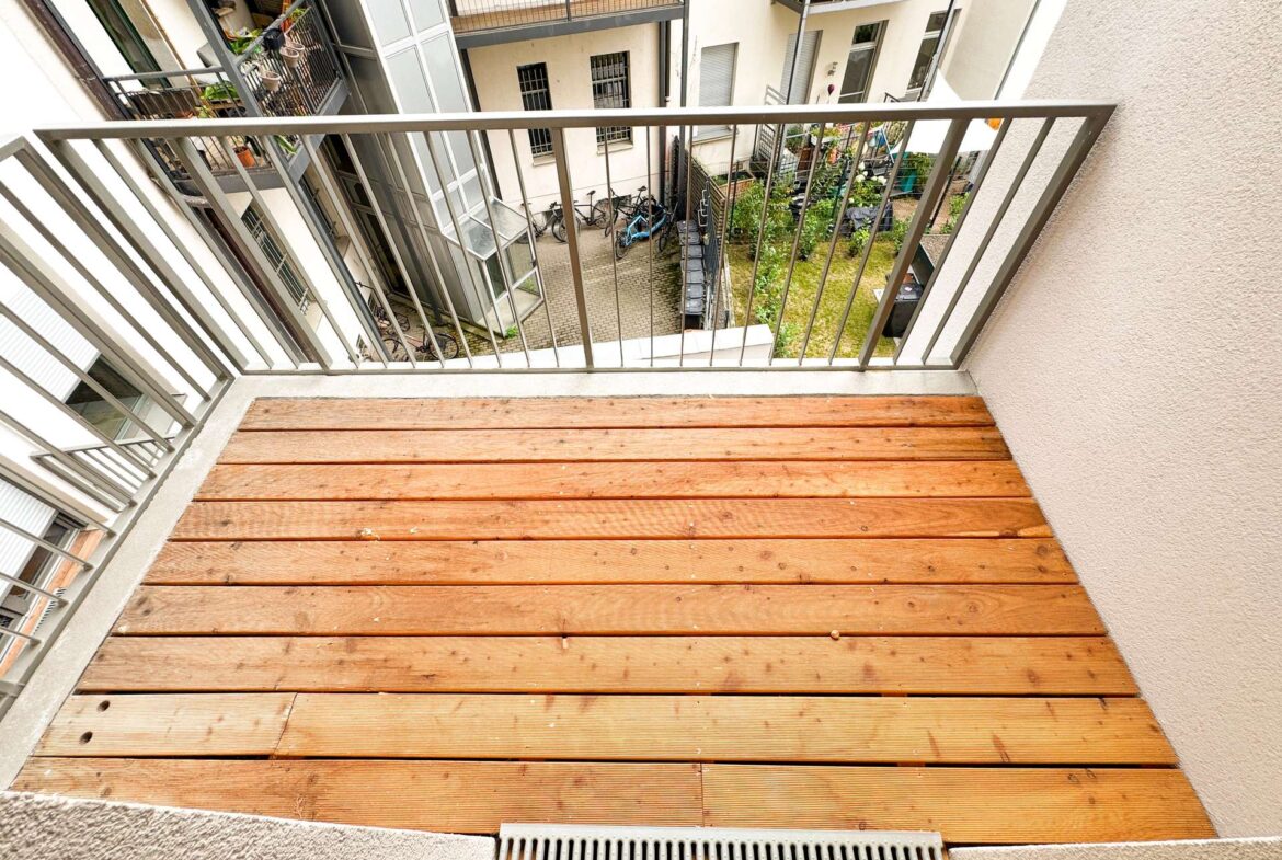 Balkon am Küchenbereich