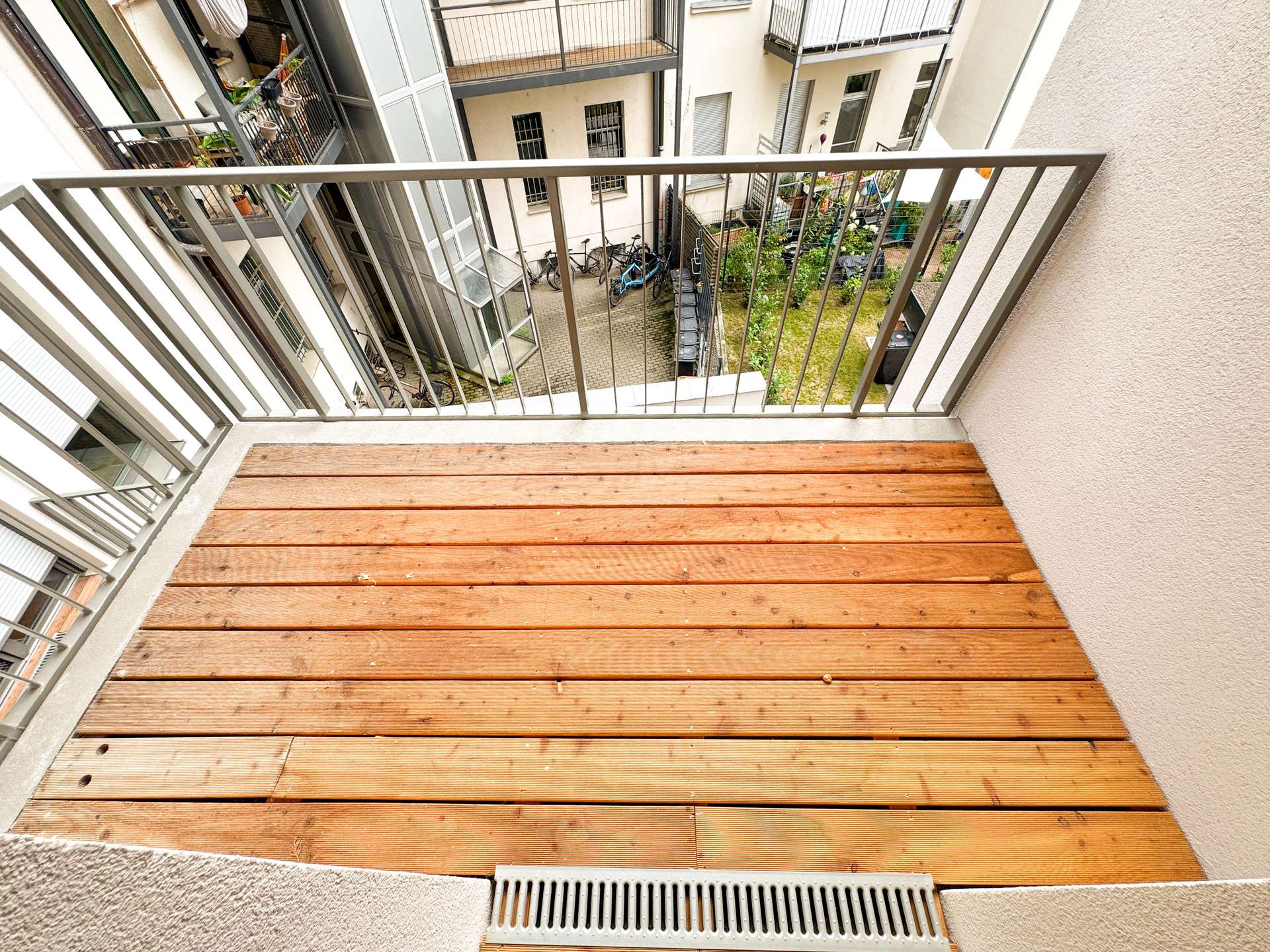 Balkon am Küchenbereich
