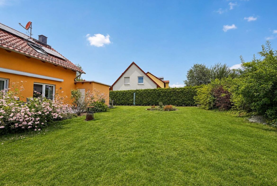 Garten mit Brunnen